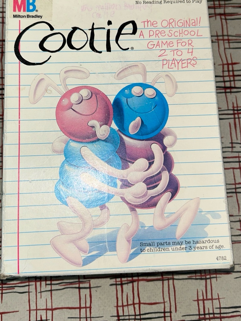 Milton Bradley, Original Cootie Game, 1986
